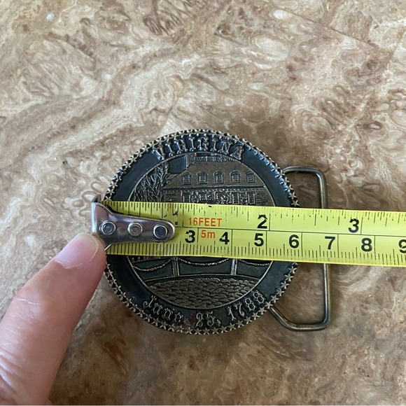 Vintage Belt Buckle 70s Virginia Made USA - Picture 10 of 12